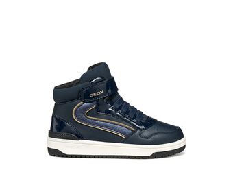 Chaussure montante bleu à paillettes