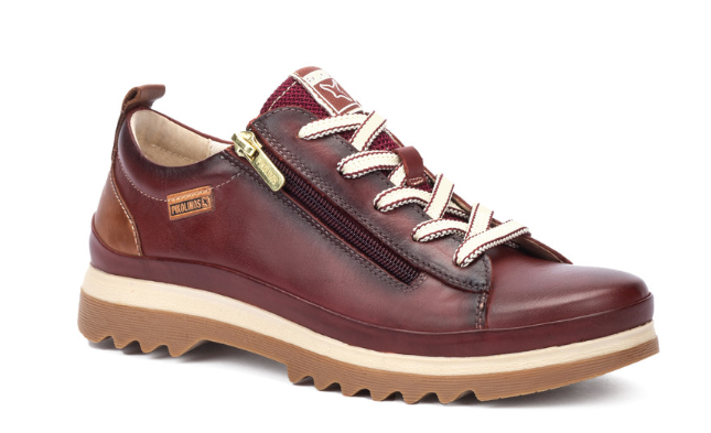 Chaussure basse à lacets/zip