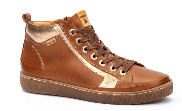 Chaussure montante lacets/zip