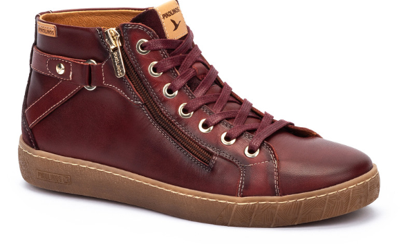 Chaussure montante lacets/zip