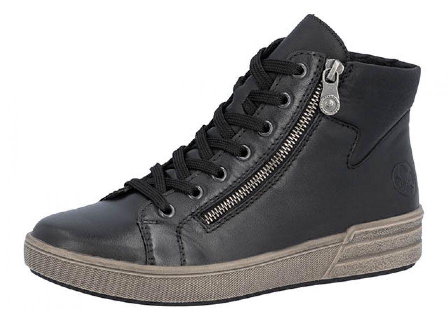 Chaussure montant lacets/zip
