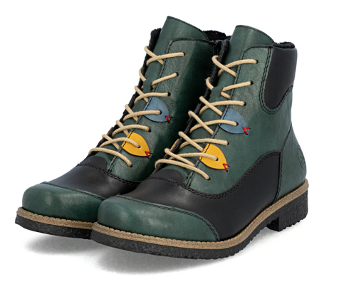 Chaussure plate bleue