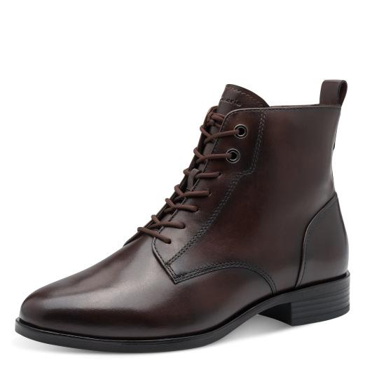 Bottine plate à lacets