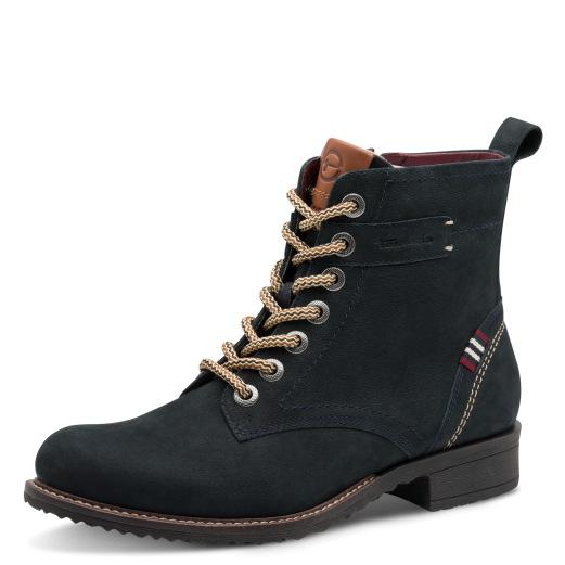 Bottine en nubuck à lacets