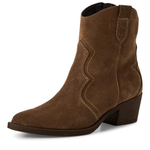 Bottine marron en daim