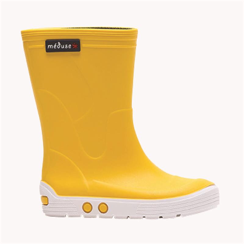 Botte en caoutchouc jaune