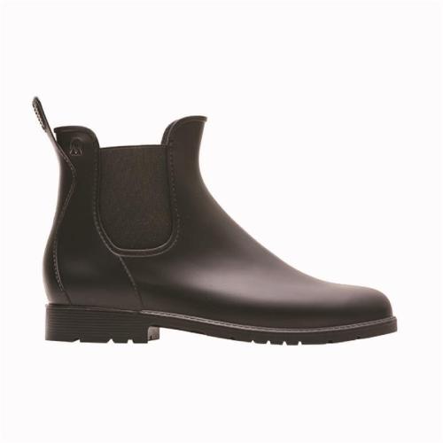 Bottine en caoutchouc marron