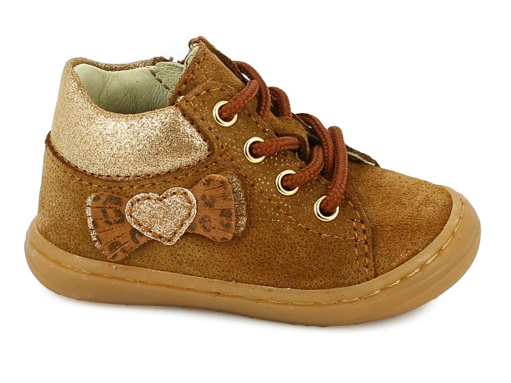 Chaussure souples lacets/zip