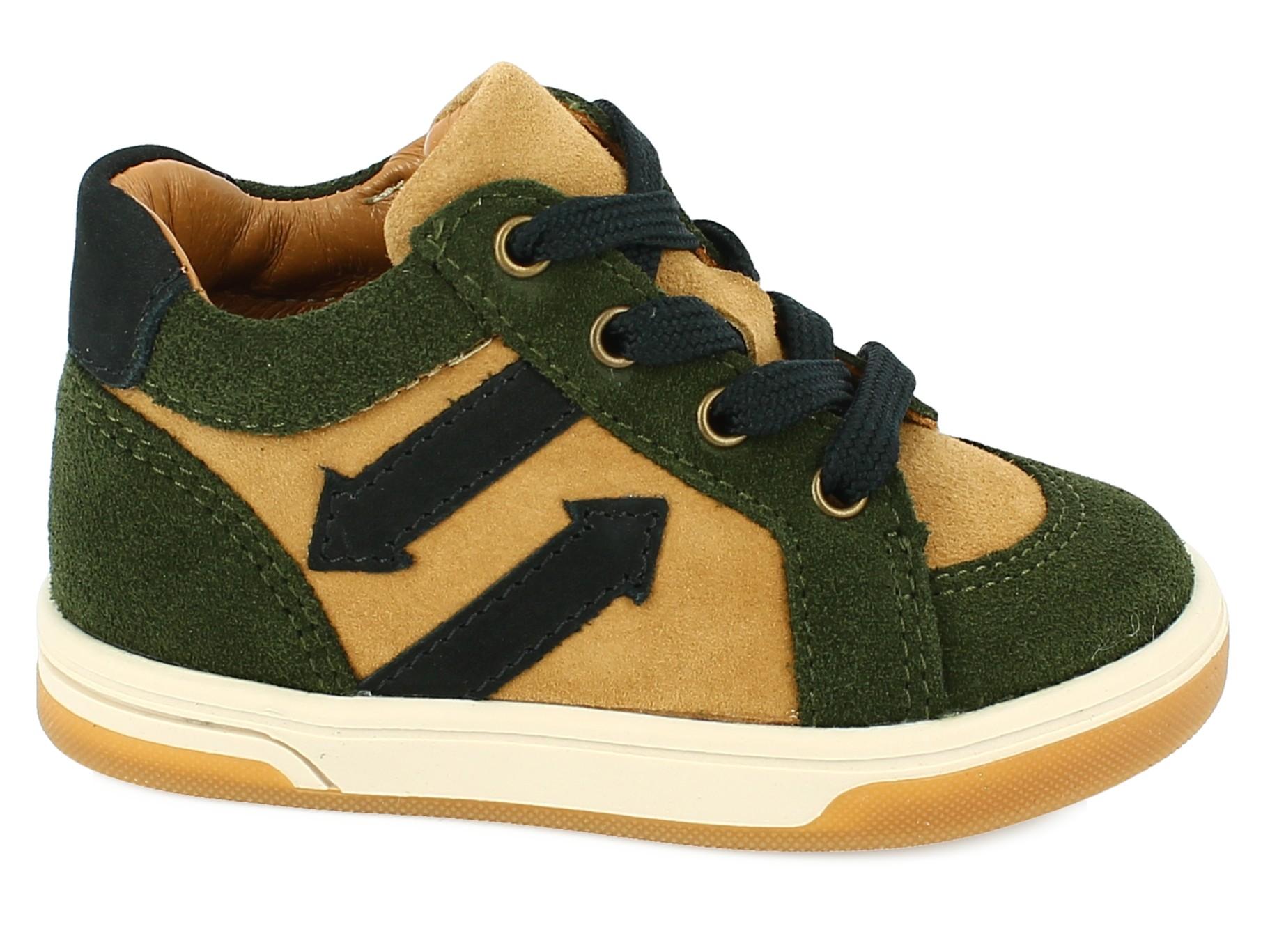 Chaussure lacets/zip