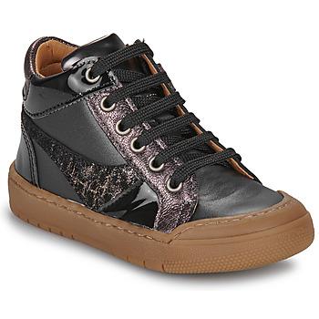 Chaussure montante lacets/zip